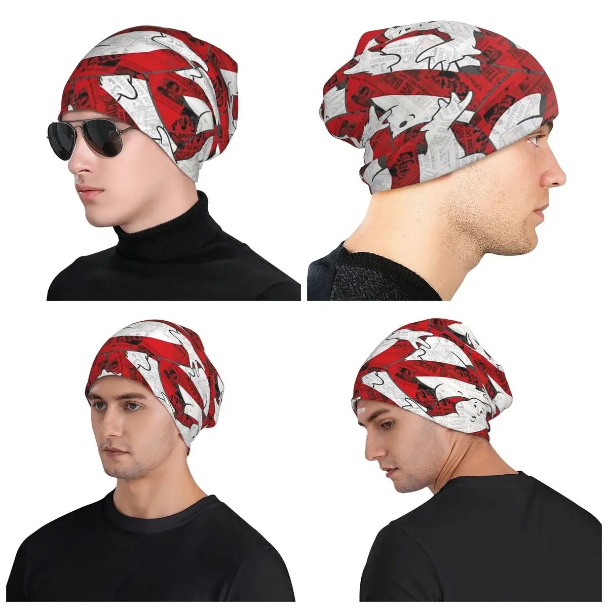 

The GhostBusters Logo Pattern Unisex Adult Beanies Caps Knitted Bonnet Hat Warm Hip Hop Autumn Winter Outdoor Skullies Hats