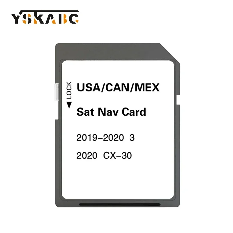 Actualización de mapas para Mazda 3 CX30 2022, versión norteamericana 2022, navegación, tarjeta SD de 8 GB, sistema GPS, Sat Navi, envío gratuito