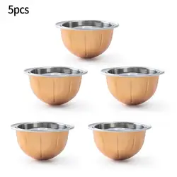 5Pcs Reusable Refill Coffee Capsule For Nespresso Vertuoline For Vertuo Next Coffee Gold Capsule Cup Coffee Tool