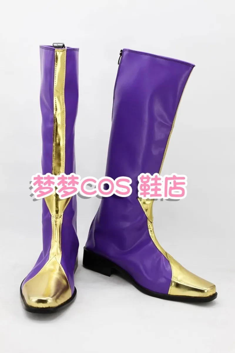 أحذية COD GEASS Lelouch of the Rebellion ZERO التأثيرية مصنوعة يدويًا من الجلد الصناعي الأرجواني