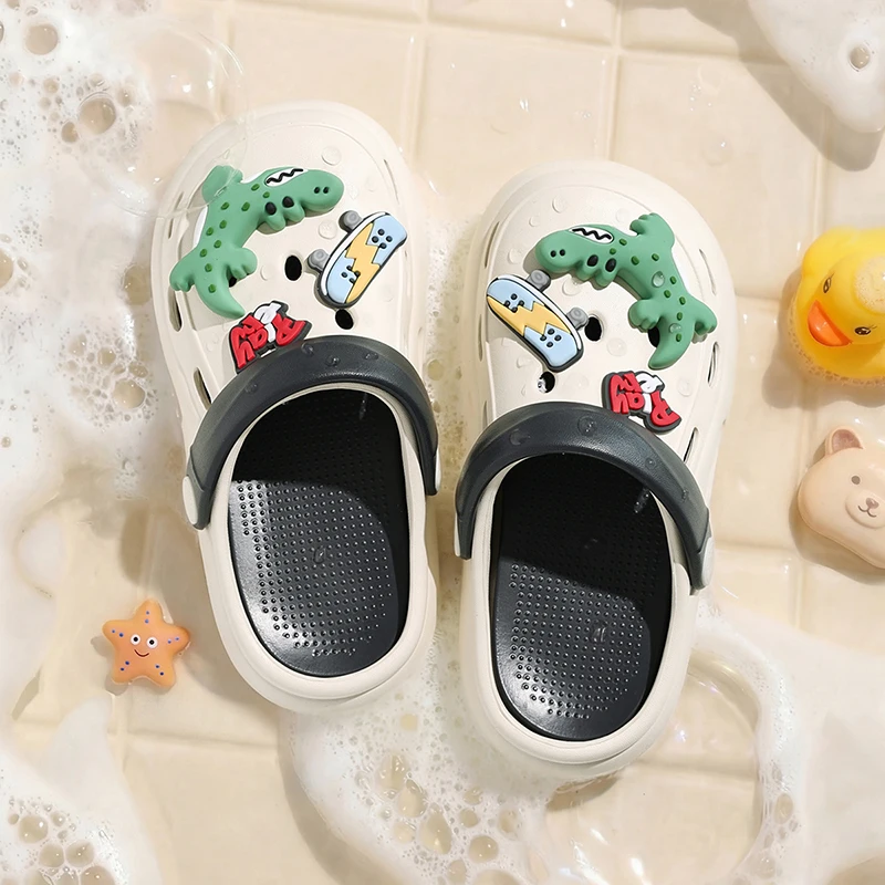 Cheerful Mario Summer children's two-piece flip-flops, both for indoor use and outdoor wear