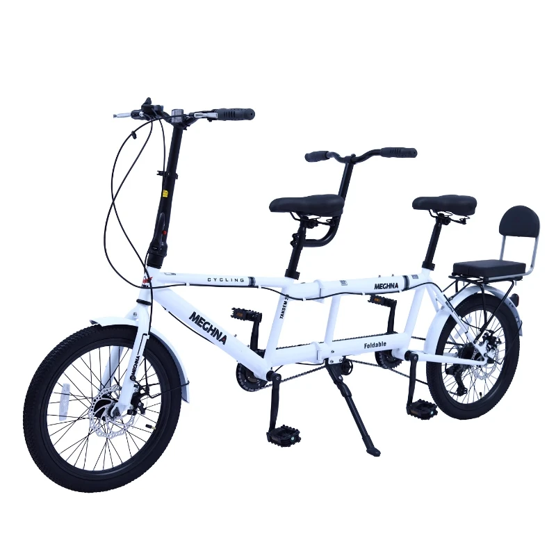 

Велосипед складной с регулируемой скоростью для родителей и детей для всей семьи с ребенком для трех человек