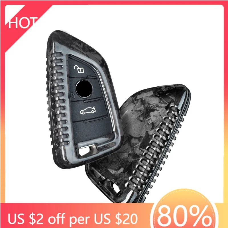 

Стайлинговые молдинги из настоящего углеродного волокна, чехол для дистанционного ключа автомобиля, чехол для BMW F15 F16 F48 G30 F85 G11 X1 X5 X6 M 2018 X1 X3 X4 X5 X