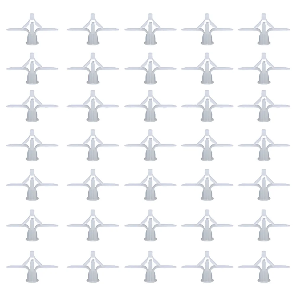 250 قطعة نوع الطائرات الجبس مجلس توسيع أنبوب جوفاء البلاستيك الانتفاخ التوصيل دائم العملي السحابة M8x38 الجبس مجلس الانتفاخ