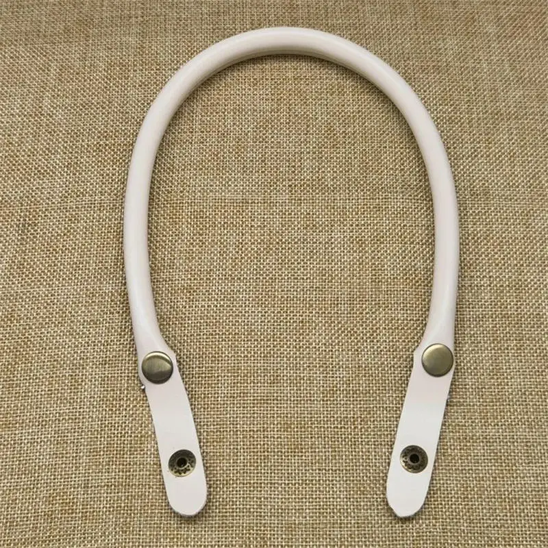 2PCS Bag Straps PU Leather DIY Handmade Handles Black Brown Replacement Strap for Crossbody Shoulder Handbag Handle 40cm