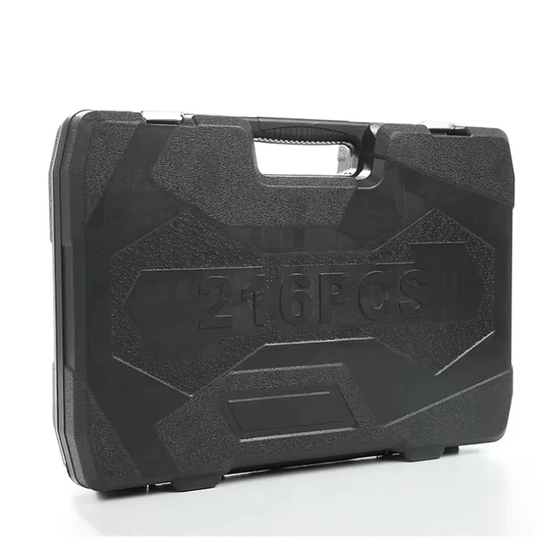Kit di macchinari automobilistici portatili da 216 pezzi Kit combinato manuale Kit trapano chiave cacciavite