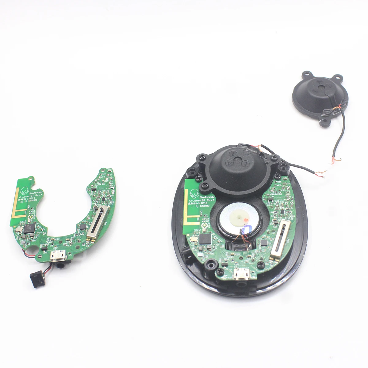 Kit de peças de reparo de fone de ouvido sem fio Skullcandy Crusher - placa-mãe e unidade de baixo de substituição para peças de reparo funcionais |   OEM St
