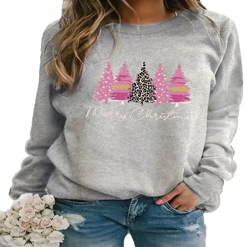 

Осенне-зимняя одежда, женская толстовка больших размеров, женская толстовка большого размера с рисунком дерева, с длинными рукавами и сердечками, которую можно стирать в машине, модная