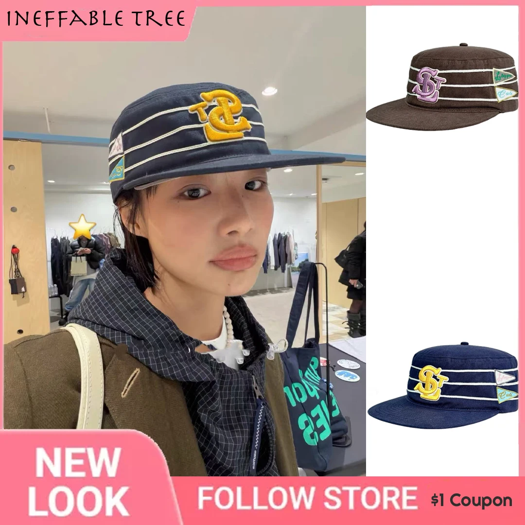Y2K Flat Top Money Embroidered Letter Hats for Women Men Casual Duckbill Leopard Print Flat Brim Baseball Cap Gorra Basketball