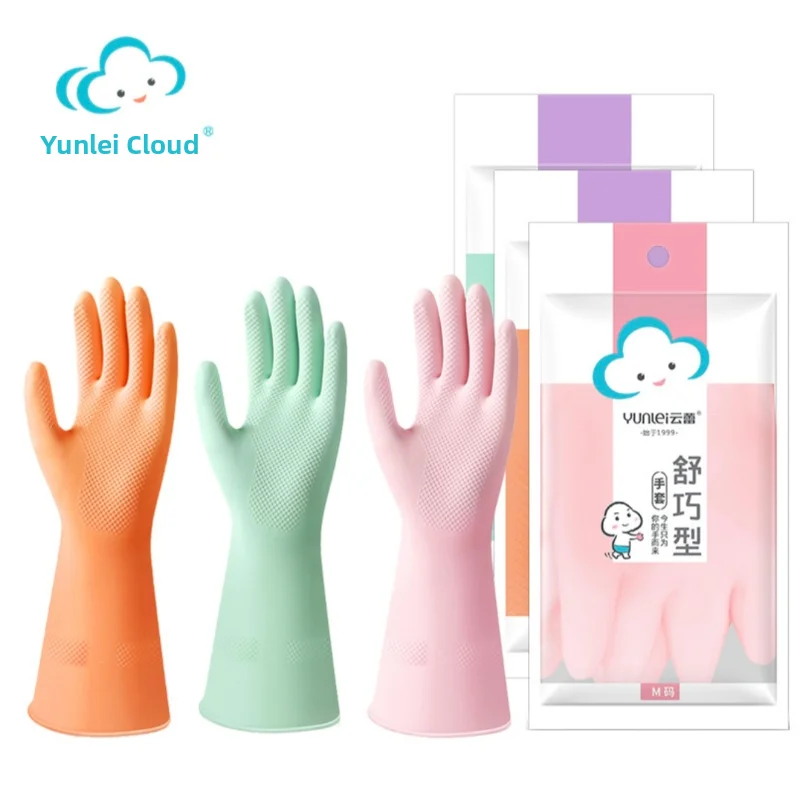 

Thiened Rubber Latex Diwaing Gloves for Housework Kitchen Laundry Cleaning Waterproof Home ential Autumn Winter