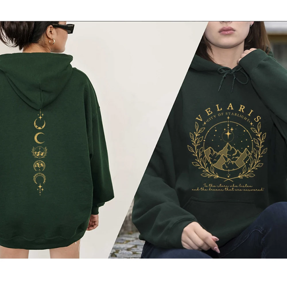 Trendy Velaris Hoodie Velaris City of Starlight Shirt The Night Court Shirts SJM Merch ACOTAR Hoodies Unisex Casual Hoodies