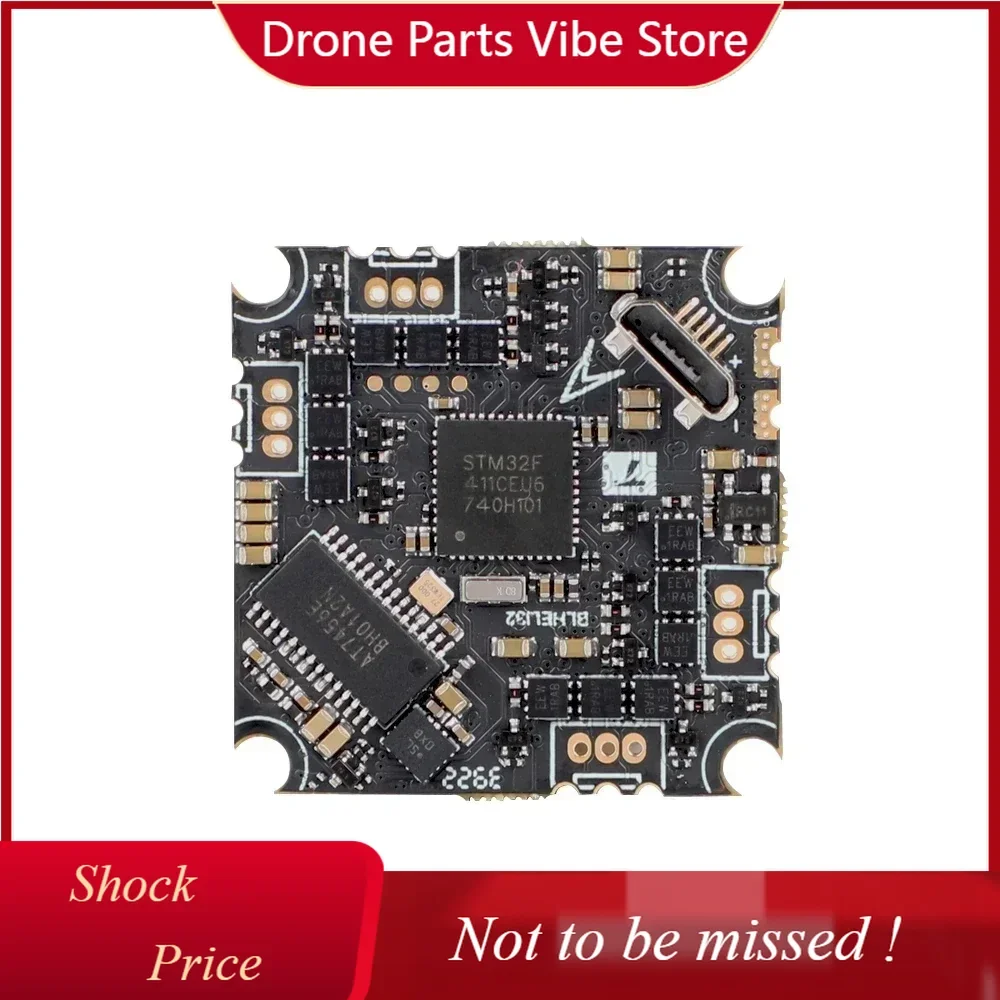 

DP T-MOTOR F411 AIO Flight Control 1S 13A BL32 ESC 96K PWM For Racing Whoop / Long Racing Toothpick Drone