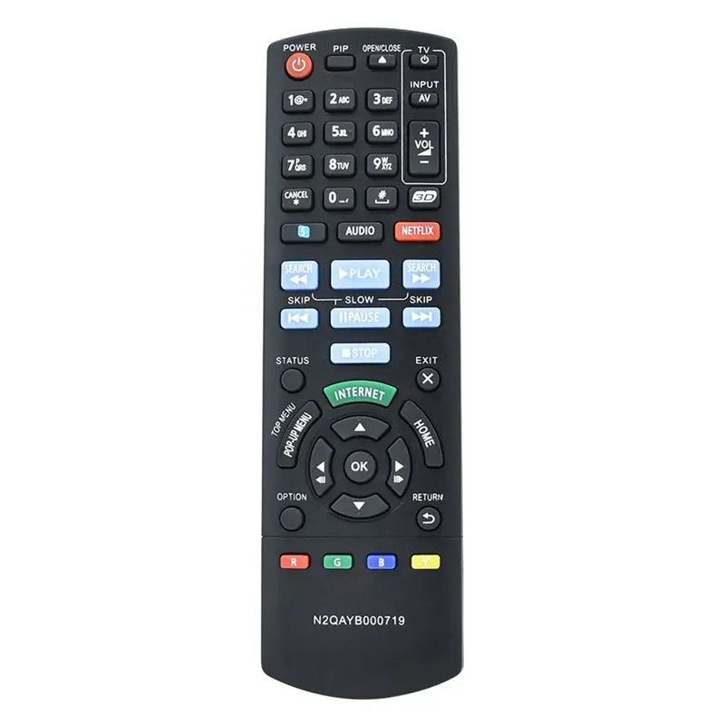 Control remoto N2QAYB000719 para reproductor de discos Blu-Ray Panasonic DMP-BDT220 DMP-BDT120 BDT220C, repuesto de control remo