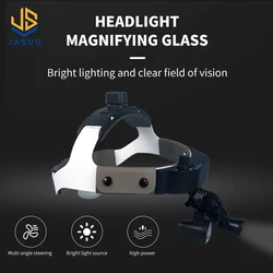 LED Head Light Lamp Brightness Adjustable Dental Lab Headlamp Medical Surgical Headlight Rechargeable Lithium-ion Battery