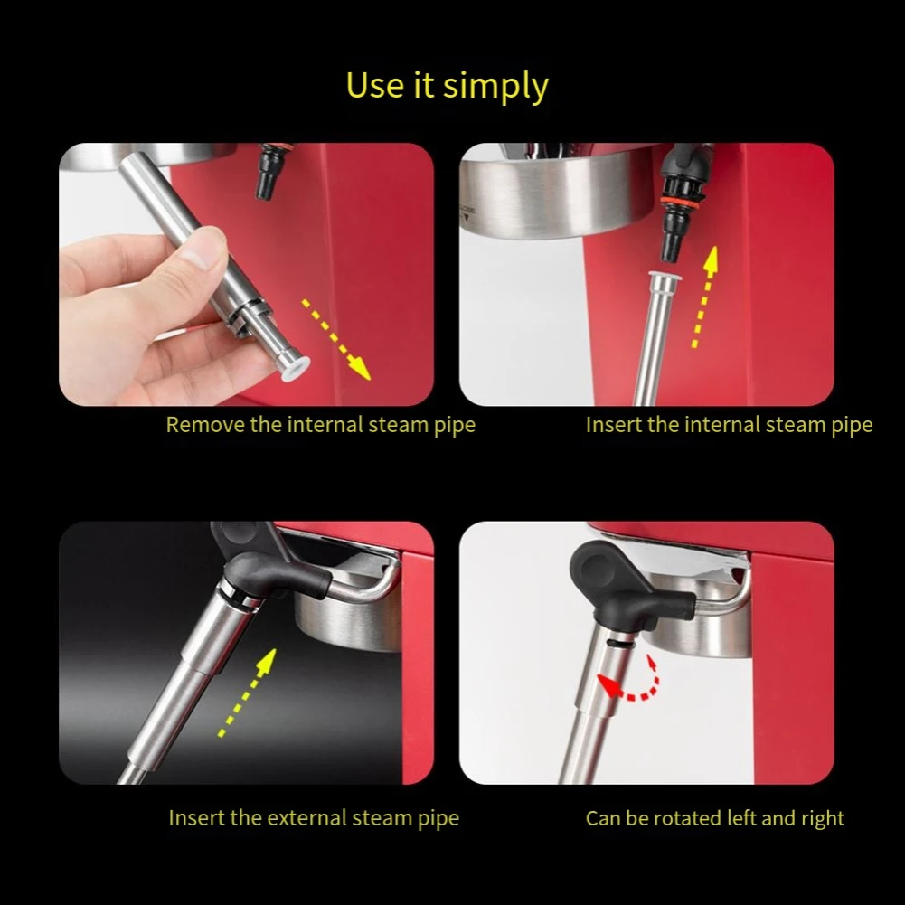 Replacement Nozzle Set Coffee Machine Nozzle Coffee Brewing Built-in Silicone Compact Design For EC685 Coffee Machine