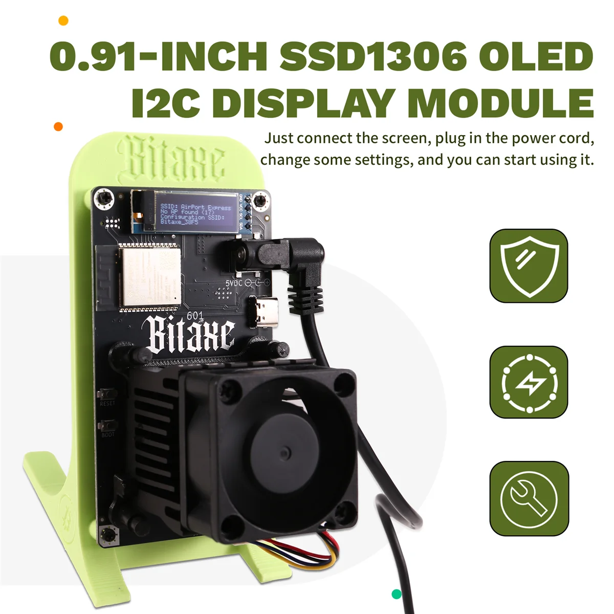 뉴텍 감마 601 솔로 마이너 1.2TH/S 18-22W 비트코인 암호화폐 BTC 마이너 BM1370 ASIC 칩 (앤트마이너 S21 Pro EU 플러그)