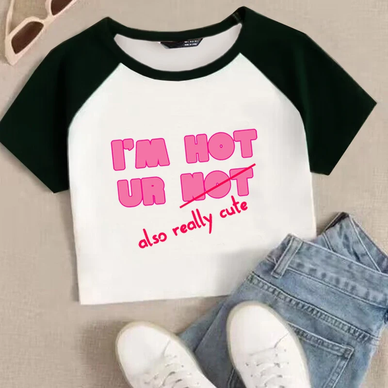 Why Are You so Obsessed with Me Y2k Aesthetic Crop Tops Funny Letters Printed Women T-Shirt Harajuku Sexy Baby Tee 2000s Gothic images - 6