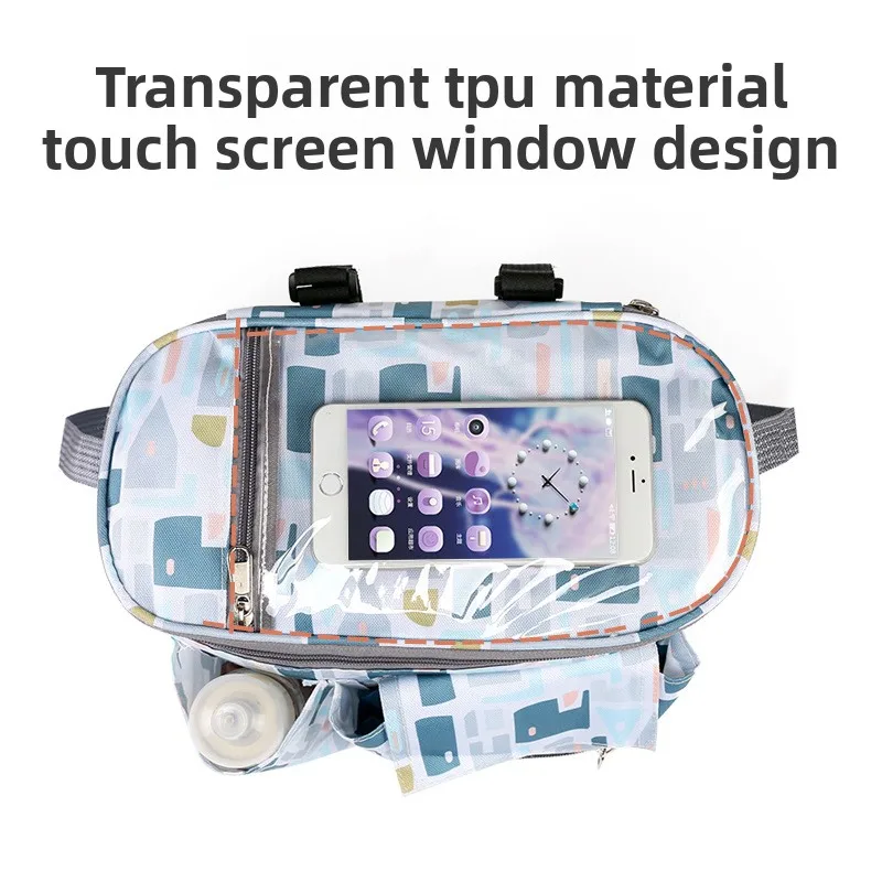 Multifunctional Baby Carrier Bag-Insulated Bottle Compartment & Stroller Attachment, Outdoor Mommy Diaper Backpack, Lightweight
