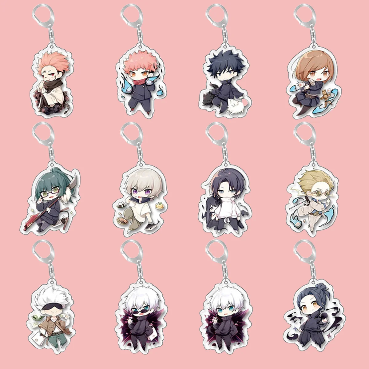 Anime GOODS Acrylic Keychain cute y2k spell return keychain for bag keys car key bag backpack collection display accessories