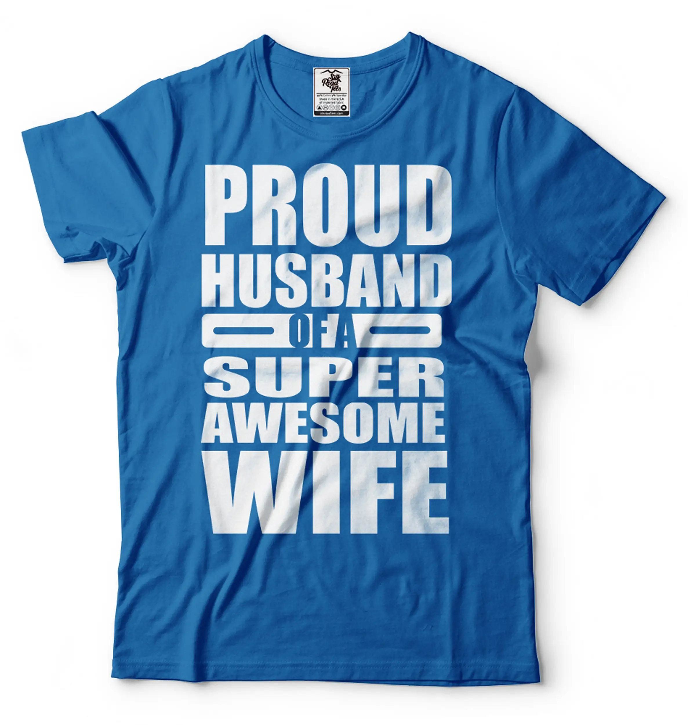 Proud Husband Of A Super Awesome Wife T Shirt S Funny From Anniversary For Hubby