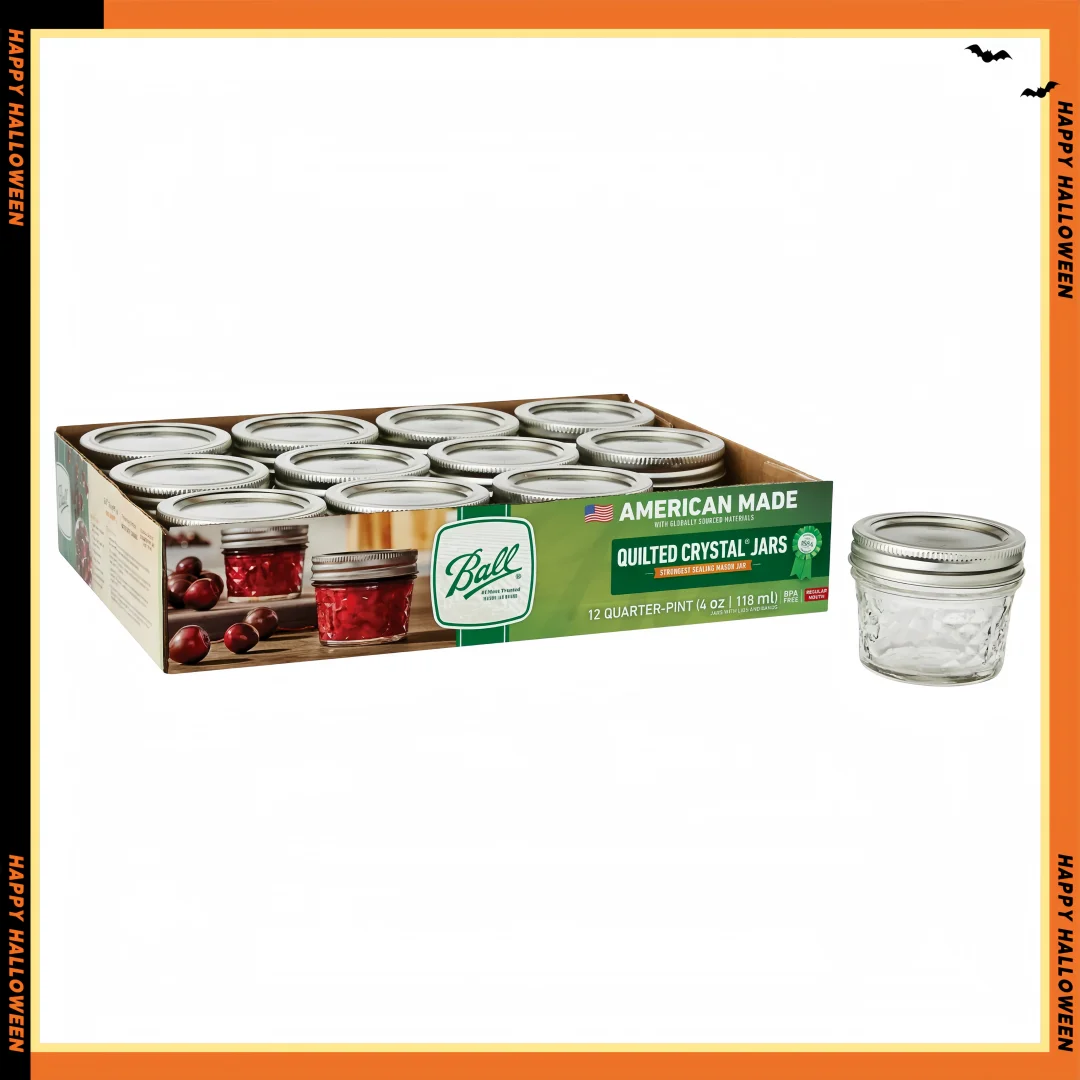 Juego de mini tarros de albañil de 12 piezas: tarros de conservas decorativos para mermelada, almacenamiento de especias, recuerdos de boda