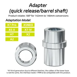 Thinkrider Power Bike Trainer Converter Thru Axle 142/148 Bearing Accessories Quick Release X7 Release Convert