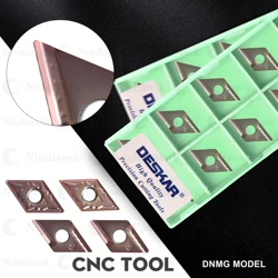 DESKAR DNMG150604 DNMG150608 HS LF6118 Carbide Blade DNMG150604 DNMG150608R VF LF6118 CNC Lathe Turning Tool For Stainless Steel