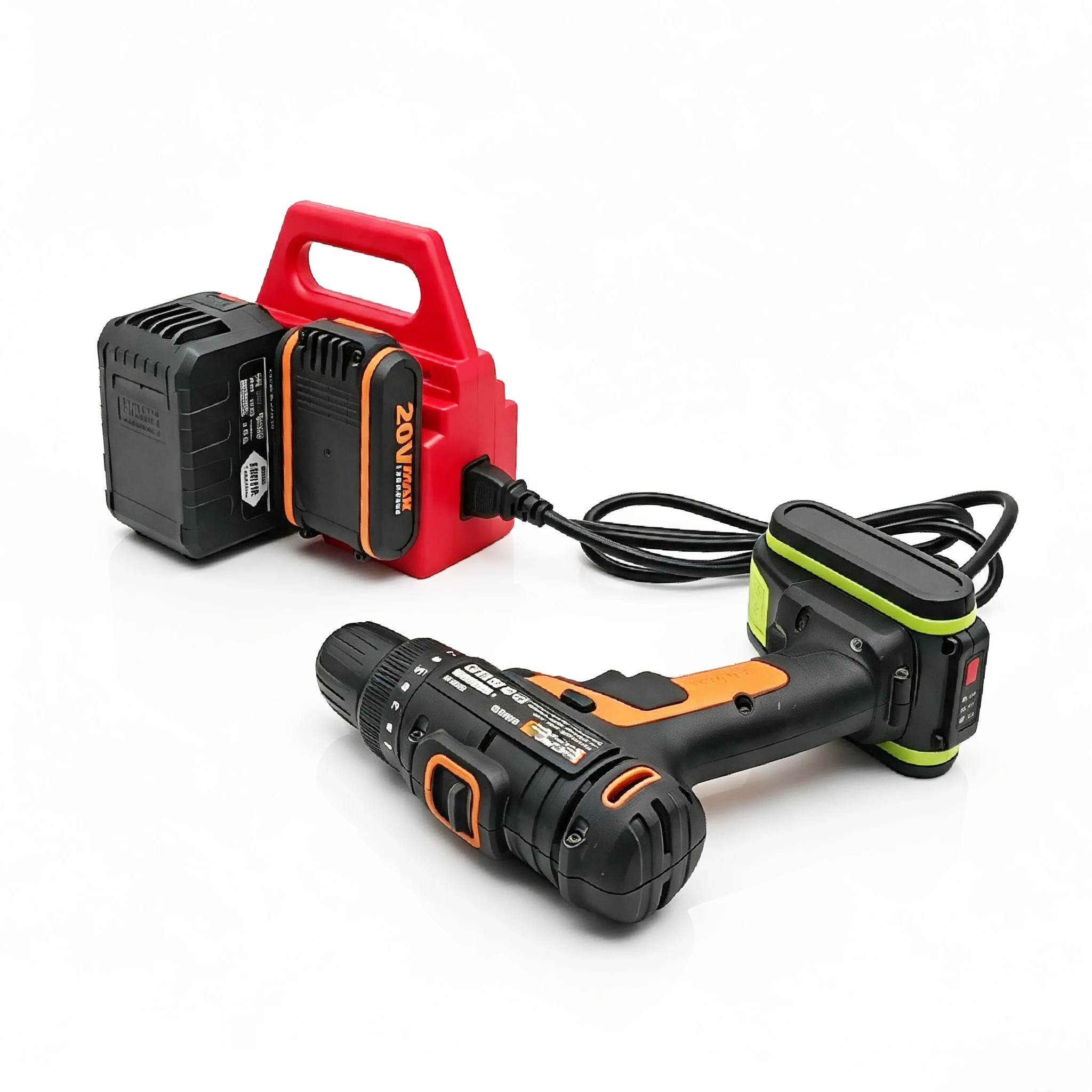 Kabelsplitter, verlängerter Leitungs-Gewichtsreduzierer-Adapter für Worx Lithium-Batterie, für DeWALT, für Milwaukee, für M18, für LXT-Maschine – Detail 7