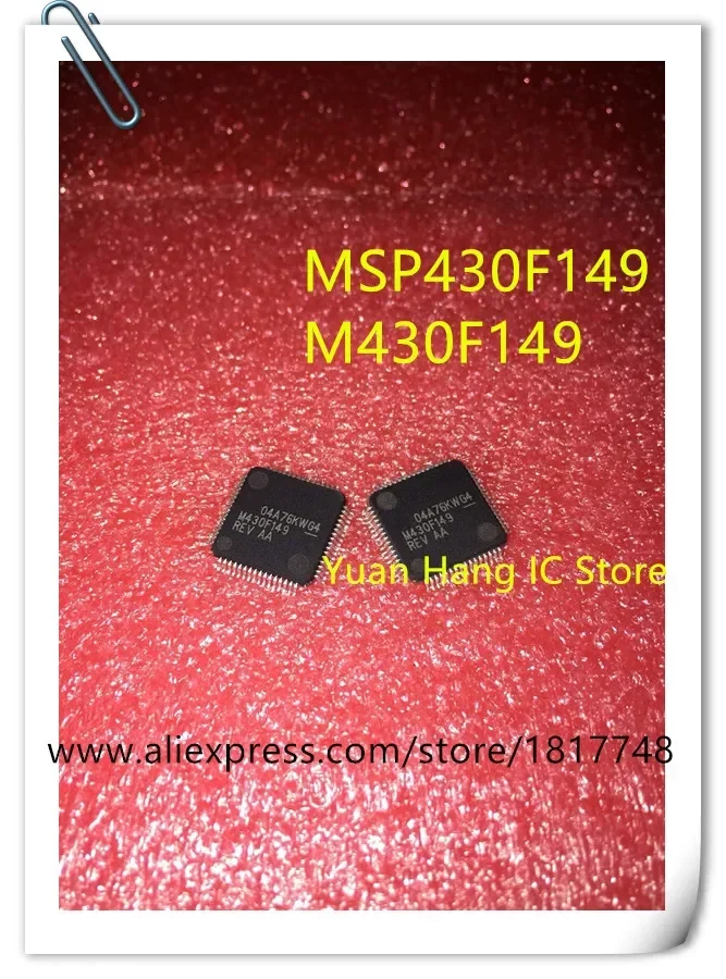 10PCS MSP430F149IPMR MSP430F149IPM MSP430F149 M430F149 LQFP64 Micro controller