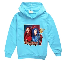 Descendants 4 Kids Hoodie The Rise of Red Sweatshirt Baby Girls Spring Hooded Pullover Cartoon Printed Long Sleeve Shirt Clothes