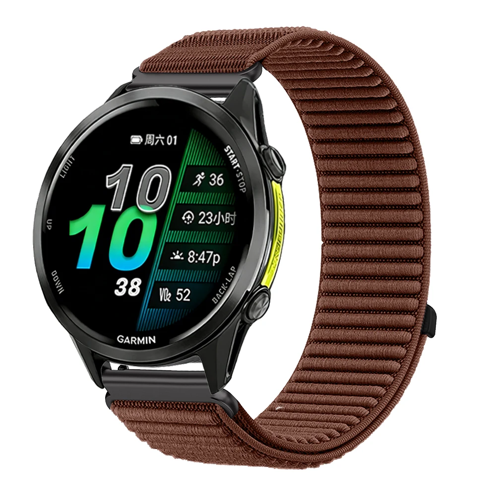 18/20/22mm Nylon Bandje voor Garmin Venu 4 3 3s Sq 2 Plus/Vivoactive 6 5 4 3s Gevlochten Armband voor Garmin Forerunner 255S 645 245