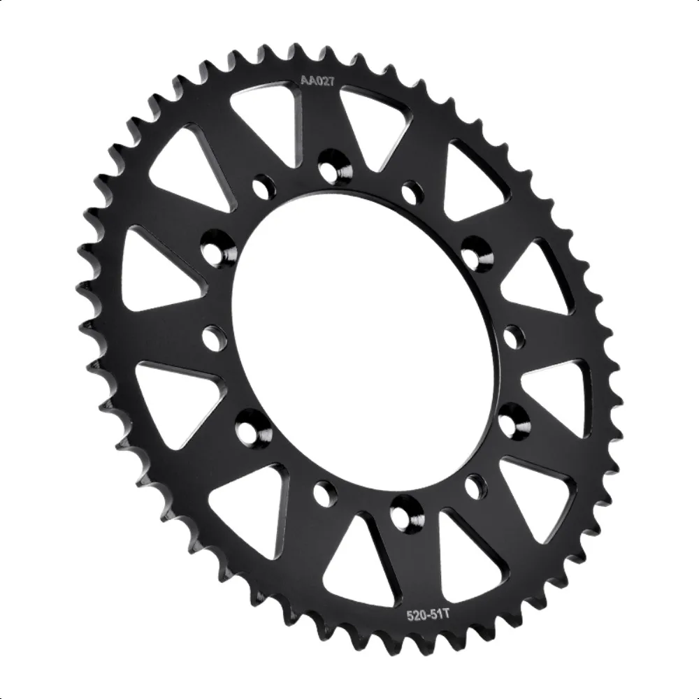 525 46T 48T 49T 50T 51T Rear Sprocket Gear Wheel for Yamaha FZ6R XJ6 YZ125 TT-R230 WR250 YZ250 YZ400 WR400F YZ426 WR450 YZ450