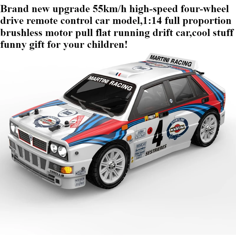 

Игрушечный автомобиль Cool Stuff, забавный подарок-55 км/ч, высокоскоростной 4WD Rc Drift Car, 1:14 бесщеточные плоские радиоуправляемые автомобили, Kawaii Rc Truck, игрушки для детей
