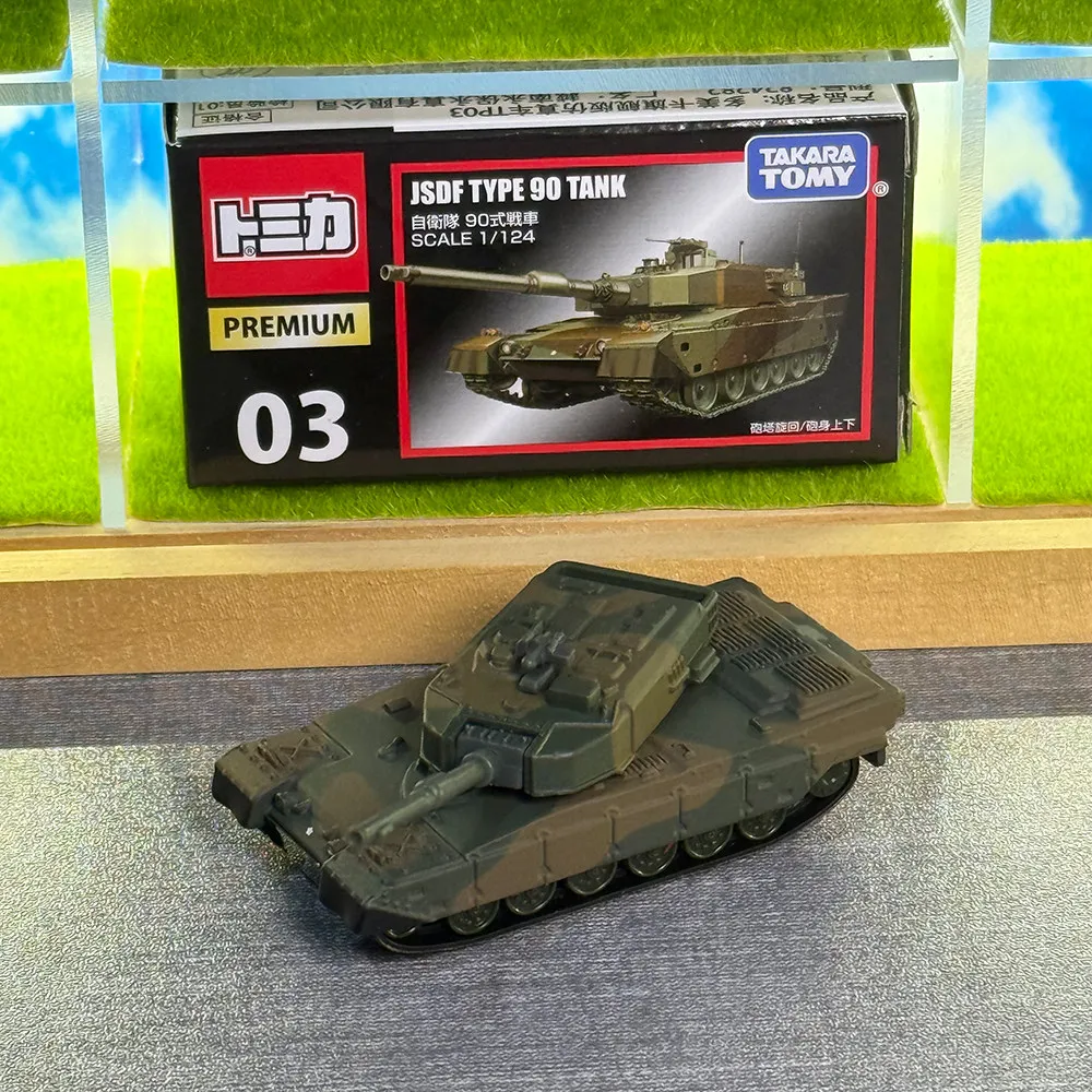 

Коллекционная модель военной техники Takara Tomy Tomica Premium No.03 JGSDF Type 90 Tank, высокодетализированная, из литого сплава, для детей, подарок