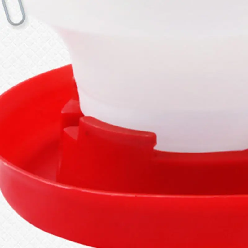 Y166 Automatic Chicken Waterer for Poultry Birds Hanging Chicken Waterer with Handle Easy to Clean Water Bucket 1.5L 3L 8L