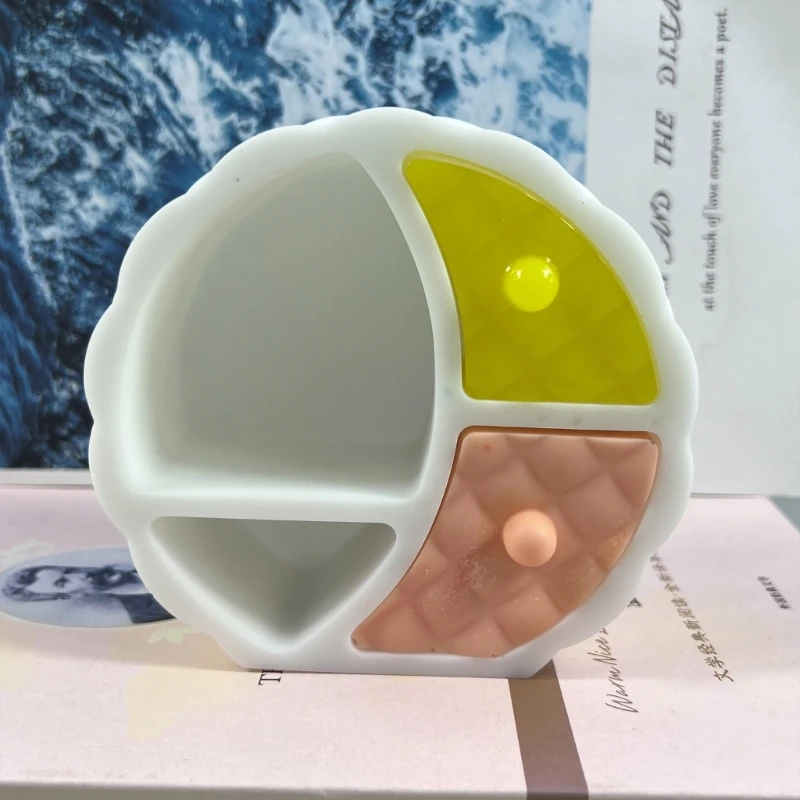 Drawer Container Molds Cat Ears 3D Twisted Jewelry Storage Box Silicone Mold for DIY Epoxy Resin Trinket Rings Holder Home Decor