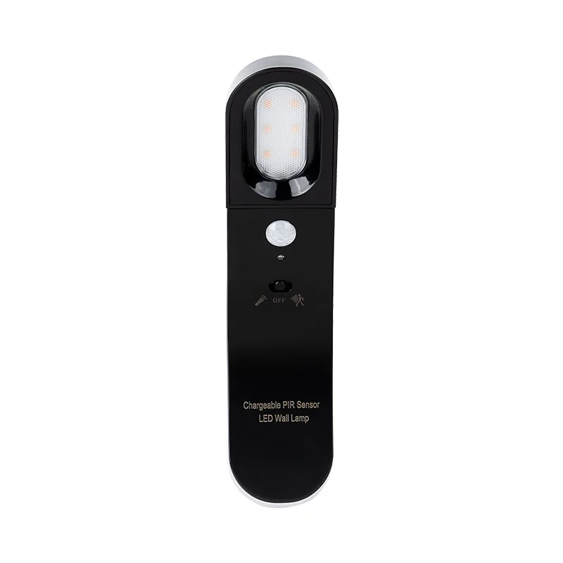 1pc inteligente led pir sensor de movimento luz noturna usb indução do corpo humano lâmpada parede lanterna emergência