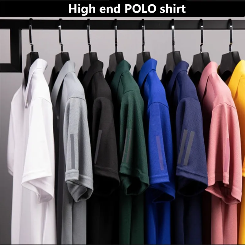 Men\'s Golf Shirt Luxury Sports Casual Polo Shirt Quick-drying Breathable Lapel Short-sleeved T-shirt for Man Summer FD22273300