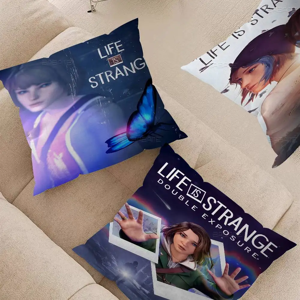 Funda de almohada personalizada con diseño de videojuego Indie Life Is Strange, decoración para dormitorio infantil, funda de almohada para fiesta, regalo de cumpleaños para niños