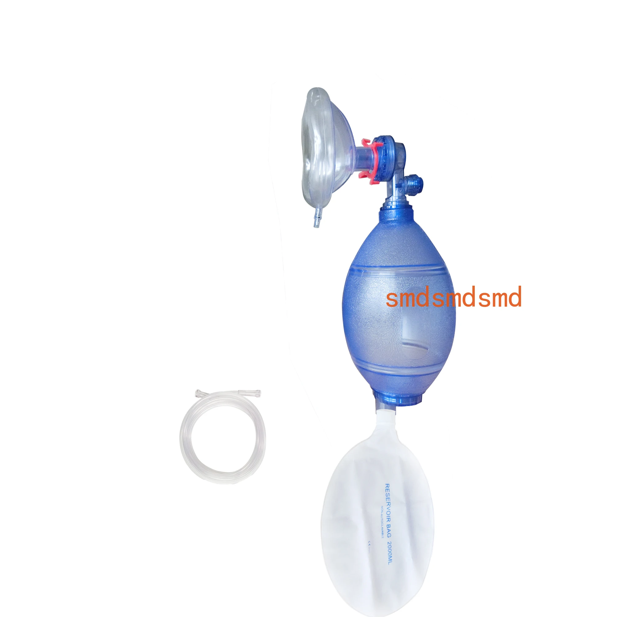 New PVC Disposable Manual Resuscitator With Oxygen Tubing Reservoir Bag Face mask Case For Adult or Pediatric