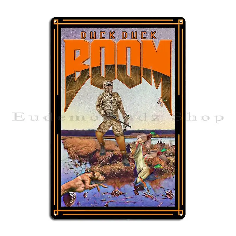 Boom Metal Sign Plaques Rusty Cave Character Wall Cave Cinema Tin Sign Poster