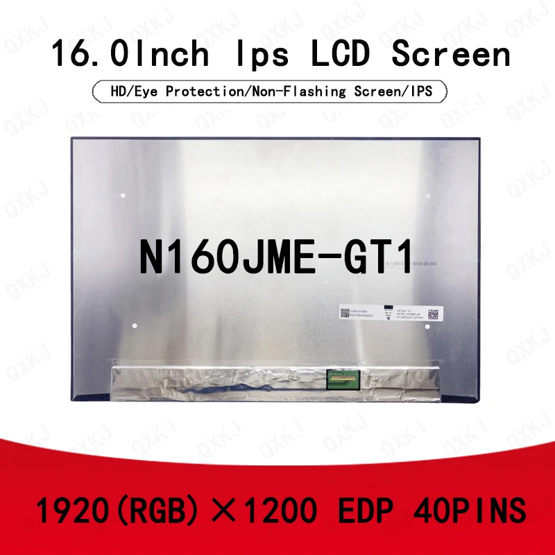 

40pin N160JME-GT1 16,0-дюймовый 1920*1200 оптовая продажа ЖК-панели для ноутбука, сменный ЖК-экран