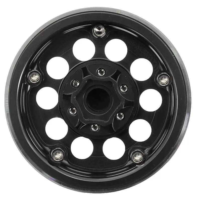 

4Pcs Aluminum Classic 1.9 Beadlock Wheels Rim for 1/10 RC Car Crawler Axial SCX10 TRX4 Bronco MST CFX 86100 YK4102 TF2