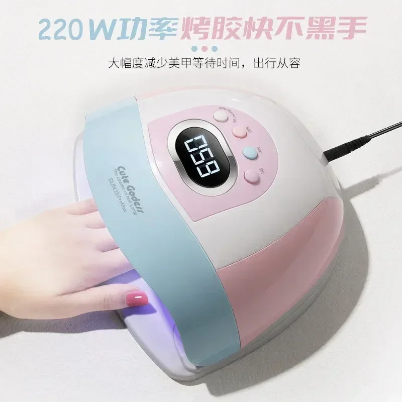 2023 nova lâmpada de secagem de unhas uv led para manicure secador de esmalte gel com ferramenta sensor de movimento