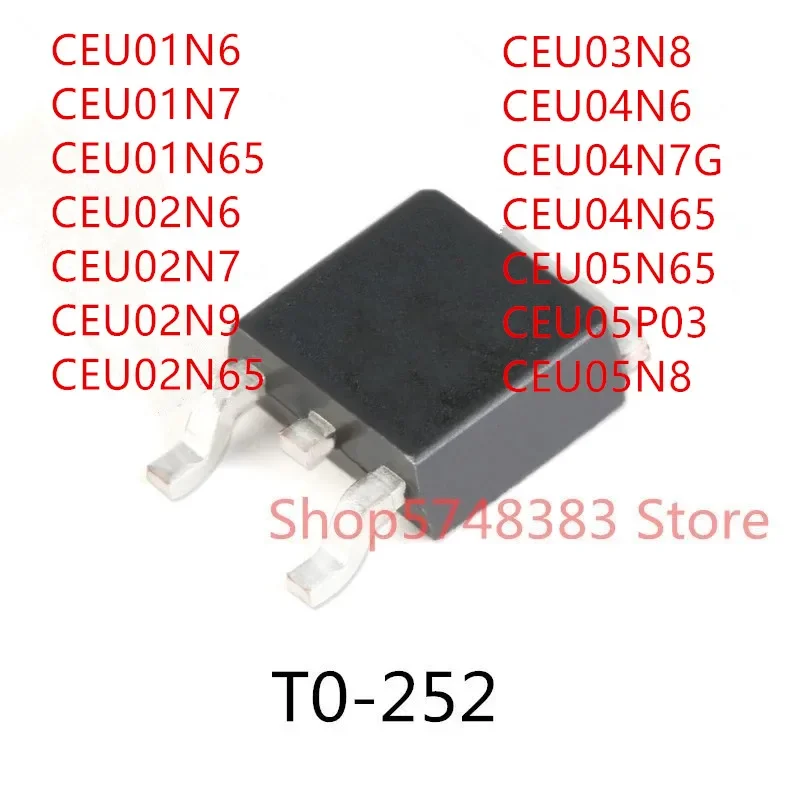 10PCS CEU01N6 CEU01N7 CEU01N65 CEU02N6 CEU02N7 CEU02N9 CEU02N65 CEU03N8 CEU04N6 CEU04N7G CEU04N65 CEU05N65 CEU05P03 CEU05N8