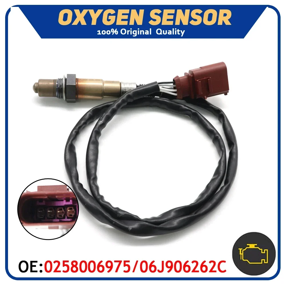 Air Fuel Ratio Sensor Lambda O2 Oxygen Sensor Probe 0258006975 Fit For Volkswagen Passat CC Audi Seat Skoda 2.0 TSI 06J906262C