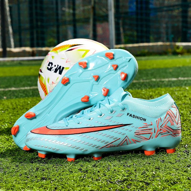 

Outdoor Men Football Shoes Professional Football Field Boots Grass Training Soccer Shoes Society Cleats Comfortable Sneaker