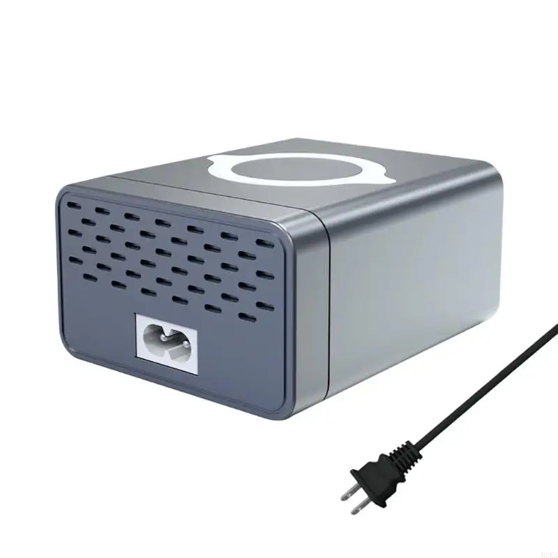 62ka 80W USB Type C مع شاحن سريع الشاحن اللاسلكي لهاتف الكمبيوتر اللوحي المحمول