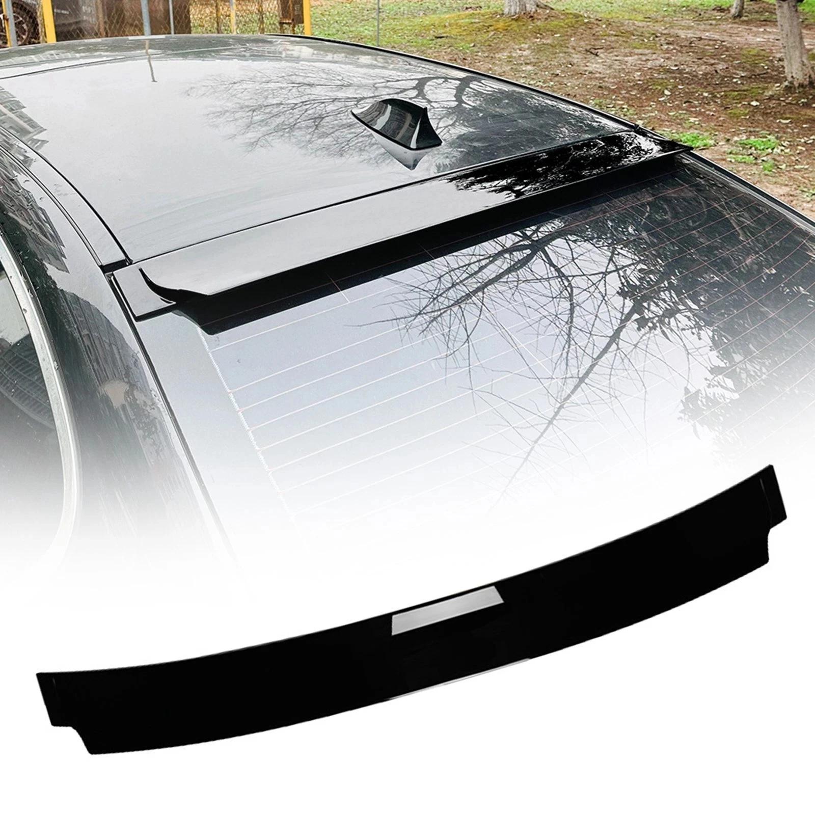 

Глянцевый черный спойлер на крышку багажника для BMW 5 серии F10 525i 530i 2011-2017