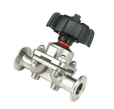 

SS316L Manual Operate Type Stainless Steel Double PTFE EPDM Diaphragm Valve